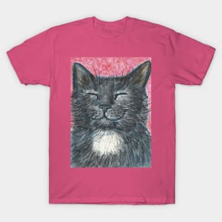 Happy black cat T-Shirt